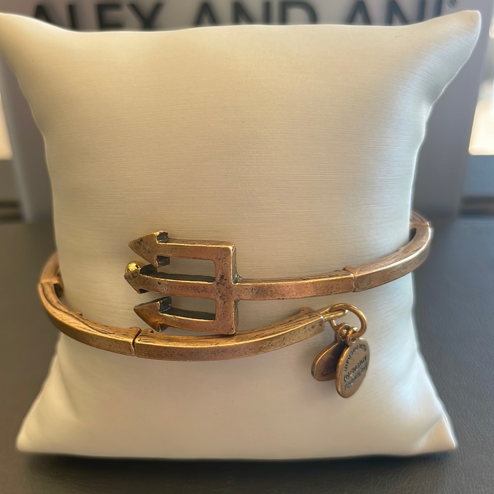 Alex and Ani Trident wrap bracelet
